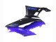 Carénage Moto Yamaha YZF R3/R25 2022-2024 - Bleu Noir Mat