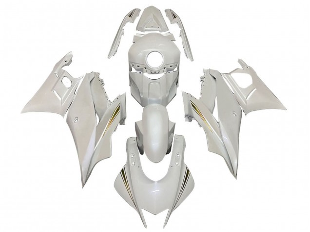 Carénages Moto Yamaha YZF R3/R25 2022-2024 - Blanc Or
