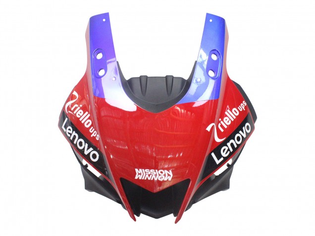 Carénages Moto Yamaha YZF R3/R25 2022-2024 - Rouge Bleu Noir Lenovo Valsir