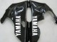Carénages Moto Yamaha YZF 1000 R1 2000-2001 - Noir Brillant Blanc Décalque
