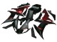 Carénages Moto Yamaha YZF 1000 R1 2002-2003 - Rouge Noir Flamme