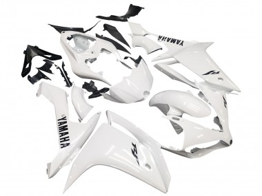 Carénages Moto Yamaha YZF 1000 R1 2007-2008 - Blanc Noir