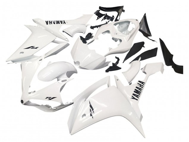Carénages Moto Yamaha YZF 1000 R1 2007-2008 - Blanc Noir