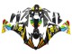 Carénages Moto Yamaha YZF 1000 R1 2012-2014 - Noir Brillant Jaune Vert Bleu Rouge Roue Chromatique