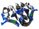 Carénages Moto Yamaha YZF 1000 R1 2020-2025 - Bleu Noir Vert Noir ENEOS Monstre