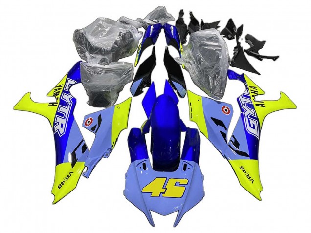 Carénages Moto Yamaha YZF 1000 R1 2020-2025 - Bleu Jaune GYTR 46