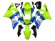 Carénages Moto Yamaha YZF 600 R6 1998-2002 - Vert Néon Bleu Blanc Champions