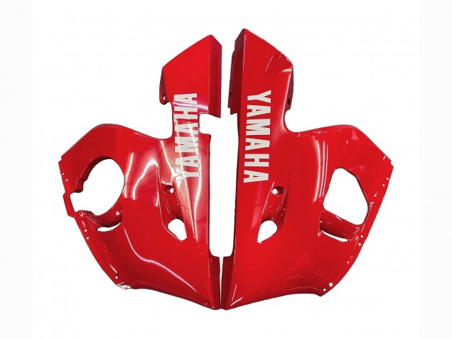 Carénage Moto Yamaha YZF 600 R6 1998-2002 - Rouge Blanc Noir Brillant
