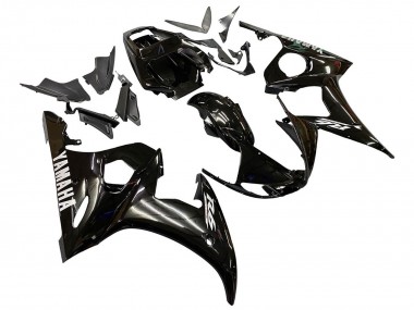 Carénages Moto Yamaha YZF 600 R6 2005 - Noir Brillant