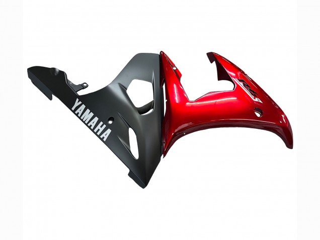 Kits Carénage Moto Yamaha YZF 600 R6 2005 - Rouge Noir Mat