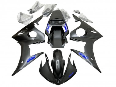 Carénages Moto Yamaha YZF 600 R6 2005 - Noir Bleu