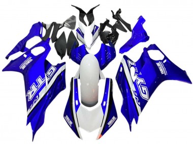 Carénages Moto Yamaha YZF 600 R6 2017-2023 - Blanc Bleu GYTR