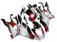 Carénages Moto Yamaha YZF 600 R6 2017-2025 - Blanc Rouge Noir Semakin Didepan