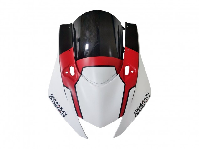 Carénages Moto Yamaha YZF 600 R6 2017-2025 - Blanc Rouge Noir Semakin Didepan