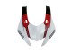 Carénages Moto Yamaha YZF 600 R6 2017-2025 - Blanc Rouge Noir Semakin Didepan