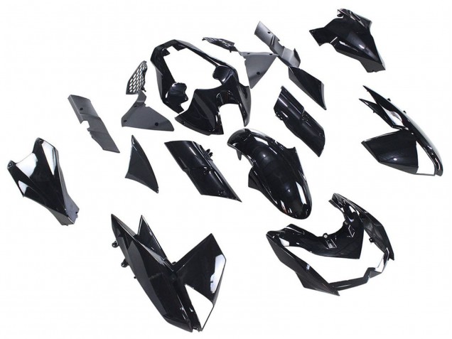 Carénages Moto Kawasaki Z1000 2010-2013 - Noir Brillant