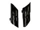 Carénages Moto Kawasaki Z1000 2010-2013 - Orange Noir Brillant