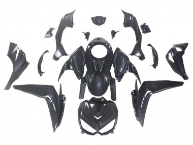 Carénages Moto Kawasaki Z1000 2014-2019 - Noir Fibre de Carbone