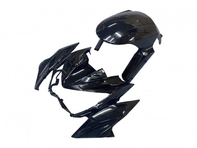 Carénages Moto Kawasaki Z800 2013-2018 - Noir Brillant Rouge