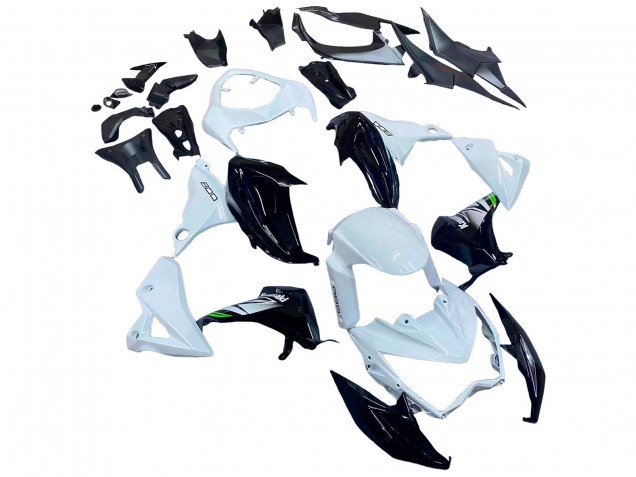 Carénages Moto Kawasaki Z800 2013-2018 - Blanc Noir Brillant Vert