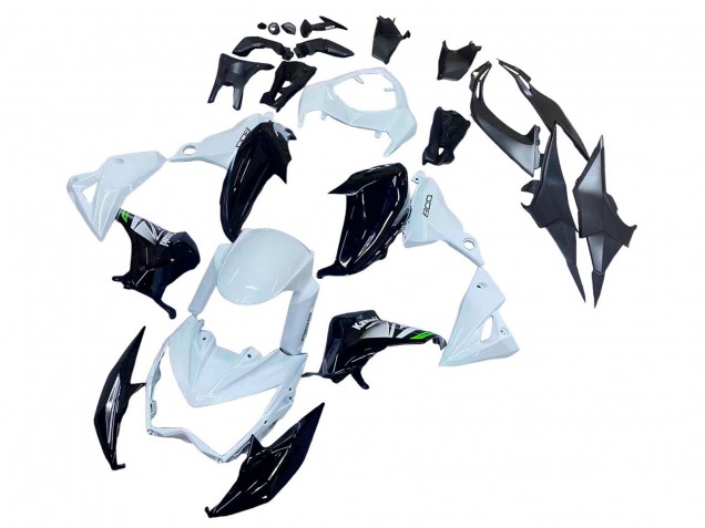 Carénages Moto Kawasaki Z800 2013-2018 - Blanc Noir Brillant Vert