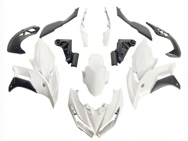 Carénages Moto Kawasaki Versys 650 2015-2020 - Blanc Noir Mat