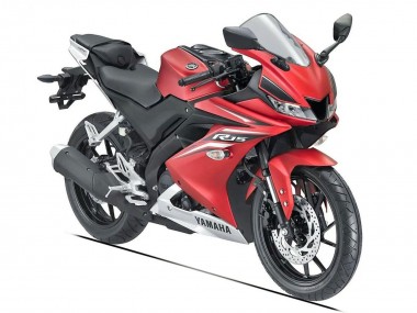 Carénages Moto Yamaha YZF R15 2018-2024 - Rouge Mat Noir