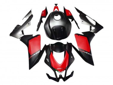 Carénages Moto Aprilia RSV4 1000 2016-2020 - Noir Mat Rouge Gris