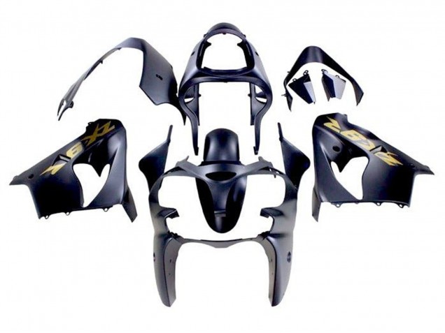 Carénages Moto Kawasaki ZX9R 2002-2003 - Bleu Or