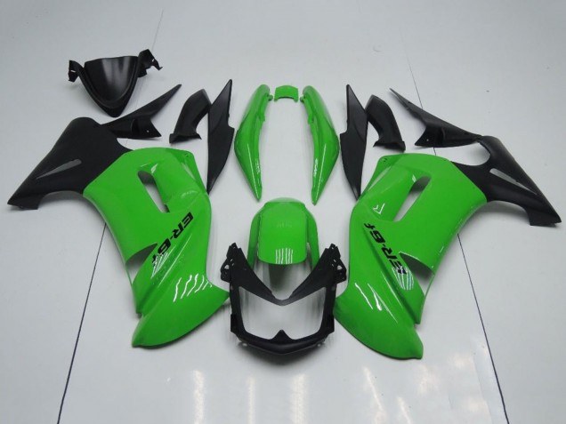 Carénages Moto Kawasaki Ninja 650 EX650 2006-2008 - Vert Noir