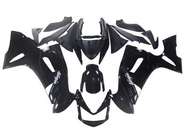 Carénages Moto Kawasaki Ninja 650 EX650 2006-2008 - Noir Brillant Blanc Ninja 650R