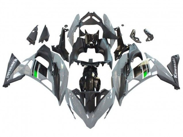Carénages Moto Kawasaki Ninja 650 EX650 2017-2019 - Gris Noir Vert