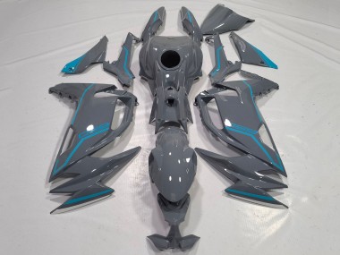 Carénages Moto Kawasaki Ninja 650 EX650 2020-2024 - Gris Bleu