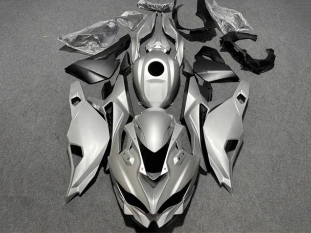 Carénages Moto Kawasaki ZX25R ZX-25R 2019-2025 - Argent Brillant Noir Mat