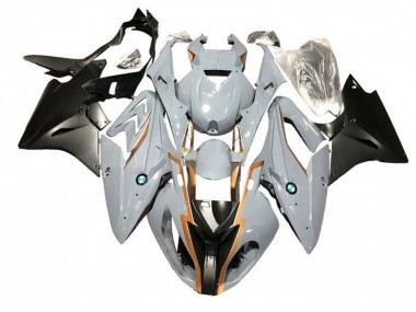 Carénages Moto BMW S1000RR 2015-2016 - Nardo Gris Or Noir Mat