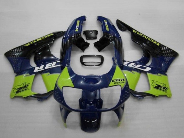 Carénages Moto Honda CBR900RR 893 1994-1995 - Bleu Vert Noir Brillant