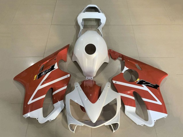 Carénages Moto Honda CBR600 F4i 2001-2003 - Blanc Orange