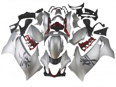 Carénages Moto Suzuki GSXR 1300&nbsp;Hayabusa 2021-2025 - Argent Rouge Foncé