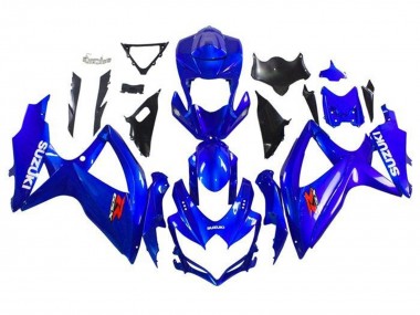 Carénage Moto Suzuki GSXR 600 / GSXR 750 2008-2010 - Bleu Blanc Rouge