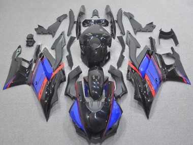 Carénages Moto Yamaha YZF R3/R25 2019-2021 - Bleu Rouge Noir Brillant