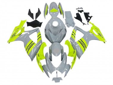 Carénages Moto Suzuki GSXR 600 / GSXR 750 2006-2007 - Gris Jaune Néon