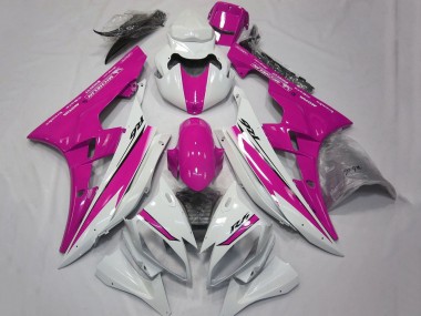 Carénages Moto Yamaha YZF R6 2006-2007 - Blanc Rose