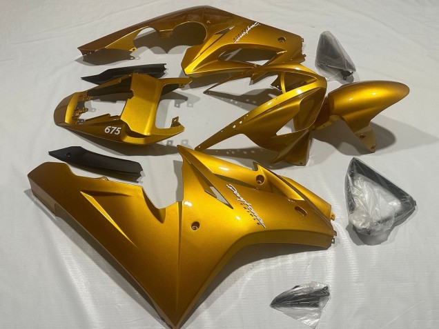 Carénages Moto Triumph Daytona 675 Triple 2006-2008 - Or Métallisé