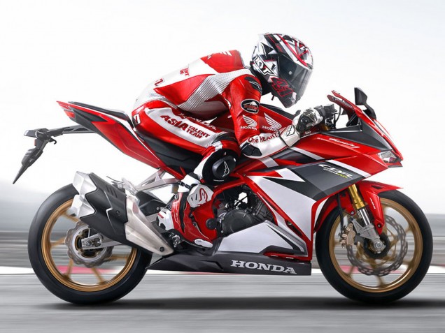 Carénages Moto Honda CBR250RR 2017-2022 - Blanc Rouge Noir Mat