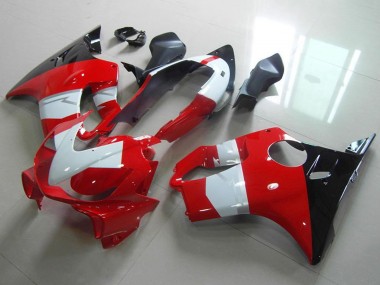 Carénage Moto Honda CBR600 F4i 2004-2007 - Blanc Rouge Noir Brillant