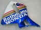 Carénages Moto Honda CBR600RR 2005-2006 - Bleu Blanc Jaune Rothmans