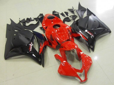 Carénages Moto Honda CBR600RR 2009-2012 - Rouge Noir Brillant Noir Mat OEM Style