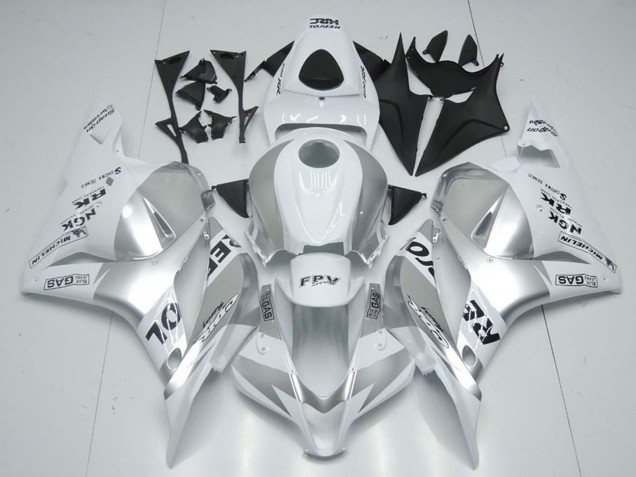 Carénages Moto Honda CBR600RR 2009-2012 - Blanc Argent Noir Repsol
