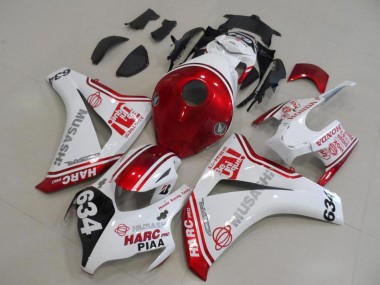 Carénages Moto Honda CBR1000RR 2008-2011 - Blanc Rouge Noir HARC Pro PIAA 634