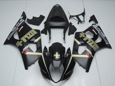 Carénages Moto Suzuki GSXR 1000 2003-2004 - Noir Mat Rizla